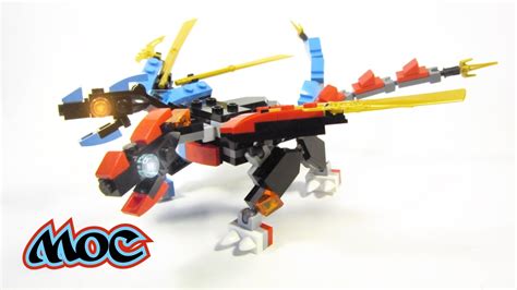 LEGO Mini Fusion Dragon MOC (Ninjago Custom from 70627 Dragon's Forge) - YouTube