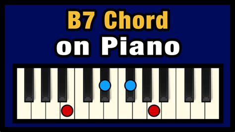 B7 Chord on Piano (Free Chart) – Professional Composers