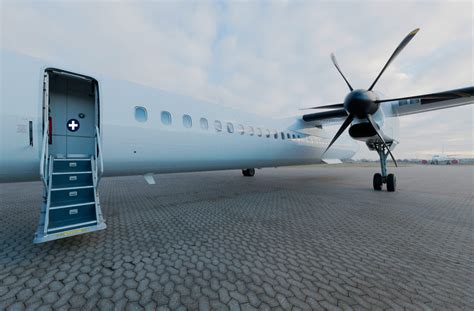 Bombardier Dash 8 Q400 Interactive 360 Photography - Aviation Virtual Tour