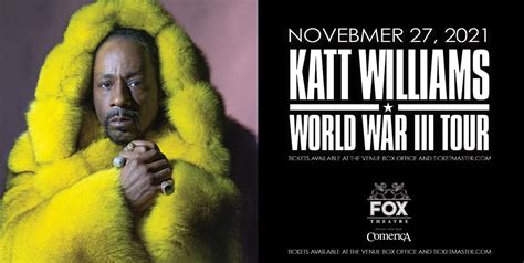 KATT WILLIAMS BRINGS “WORLD WAR III TOUR” TO THE FOX THEATRE SATURDAY ...