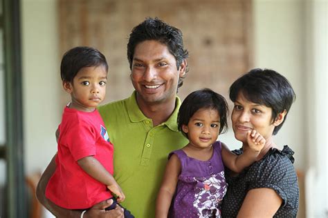 Sri Lankan Cricketer Kumar Sangakkara Family Photos