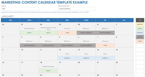 Free Content Calendar Templates and Examples | Smartsheet