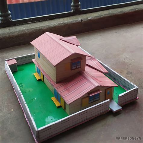 Doll house [Doraemon] Nobita's house | Paperzone VN