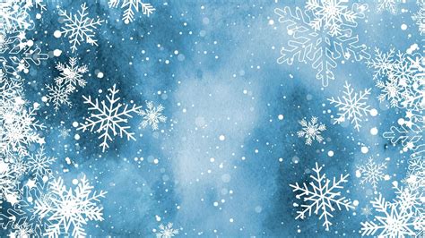 Wonderful blue background full with snowflakes - Winter time