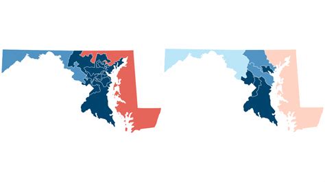 Maryland redistricting 2022: Congressional maps by district