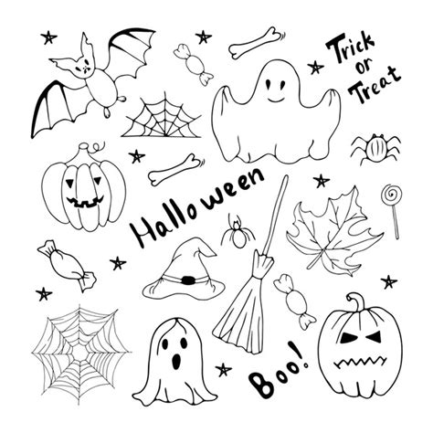 30,445 Black White Halloween Clip Art Royalty-Free Images, Stock Photos ...