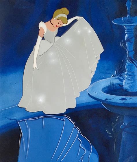 Animation Collection: Original Production Animation Cel of Cinderella from "Cinderella," 1950