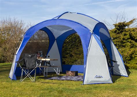 Andes Outdoor Camping Dome Shelter 3.65m x 3.65m Event Marquee Gazebo ...