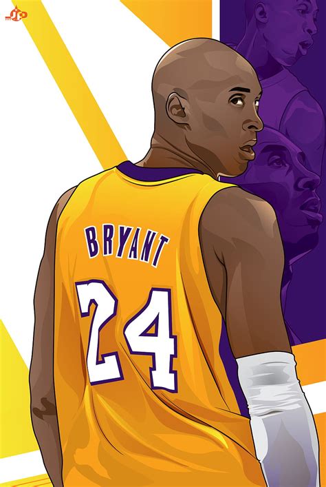 Cartoon Kobe Bryant, Kobe Bryant Drawing HD phone wallpaper | Pxfuel