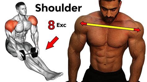 Shoulder Dumbbell Workout, Shoulder Workouts For Men, Chest And Shoulder Workout, Shoulder ...