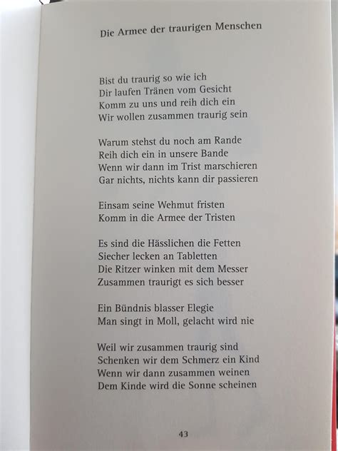 From Till Lindemann's "100 Gedichte" : r/Rammstein