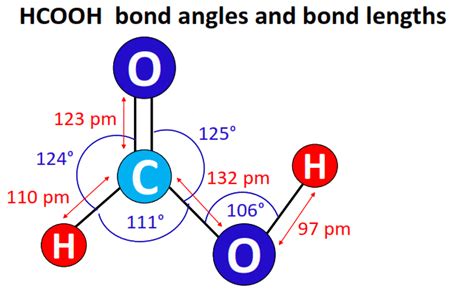 HCOOH Lewis structure, molecular geometry, hybridization, bond angle