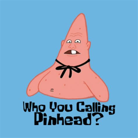 Who You Calling Pinhead? - Spongebob - Tapestry | TeePublic