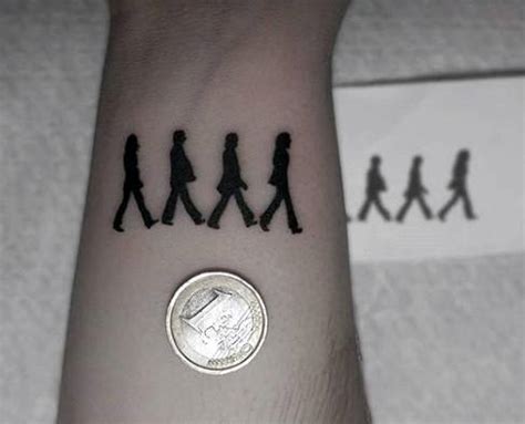 50 Beatles Tattoos For Men - English Rock Band Design Ideas