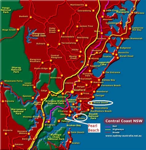 Map of NSW Central Coast-a | lizating | Flickr