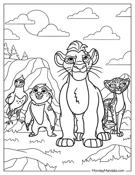 20 Lion Guard Coloring Pages (Free PDF Printables)