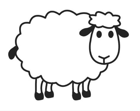 Sheep Coloring Pages for Preschool - Preschool and Kindergarten | Sheep ...