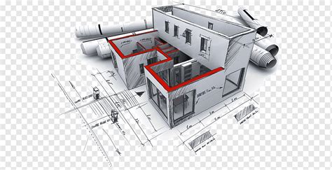 3D building floor plan illustration, Architectural engineering Architecture Design Engineer ...