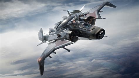 Wallpaper Star Citizen Ship The Gladiator LTI (GIFT) 2560x1440