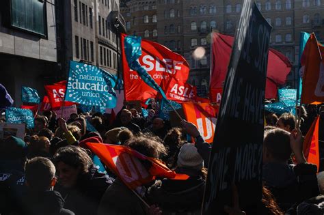 UK sees strike disruption as hundreds of thousands join action amid ...