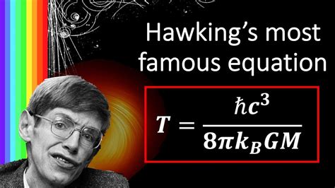 Hawking radiation formula