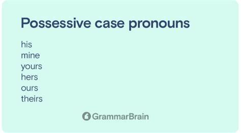 Understanding Possessive Case (Nouns and Pronouns with Examples ...