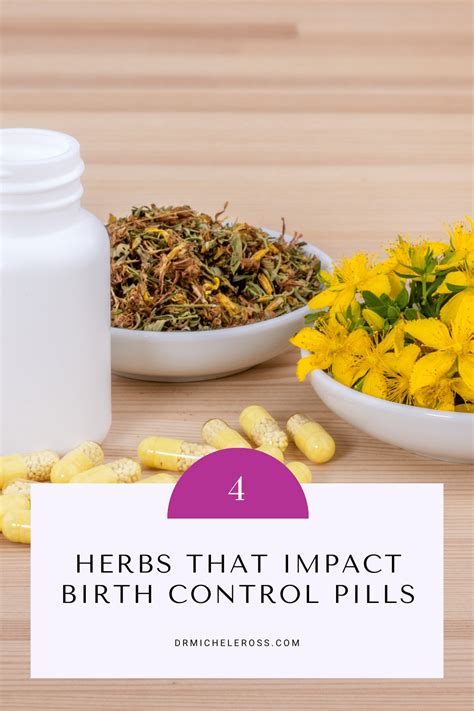 5 Herbs That Affect Birth Control Pills | Dr. Michele Ross