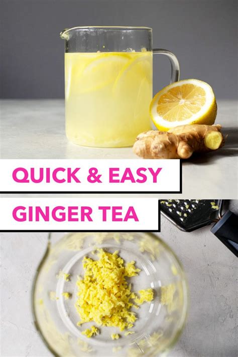 Quick & Easy Ginger Tea from Scratch | Oh, How Civilized