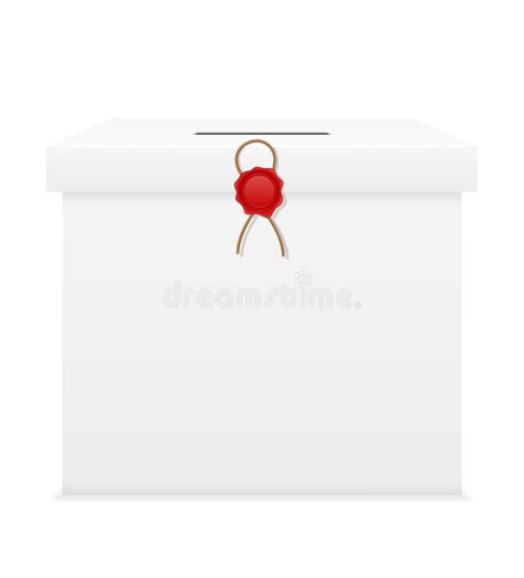 Ballot Box for Election Voting Vector Illustration Stock Vector ...