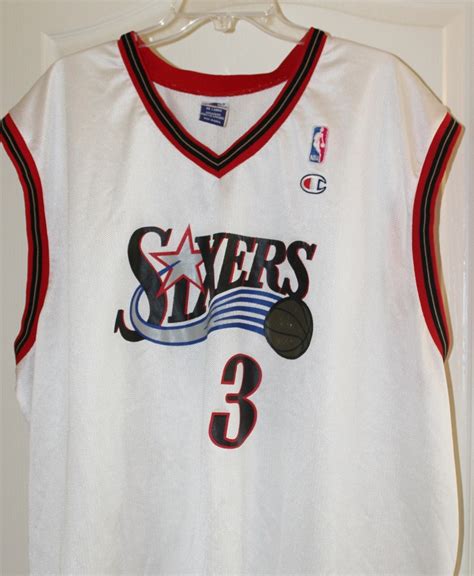 Philadelphia 76ers Allen Iverson Vintage Basketball Jersey Size 52 - Activewear Tops