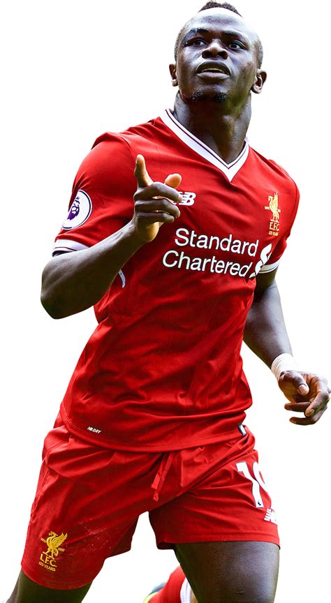 Sadio Mané Liverpool football render - FootyRenders