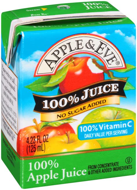 Apple & Eve Products - Juice Boxes 4.23oz/125ml