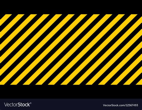 Warning striped rectangular background Royalty Free Vector