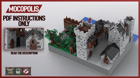 LEGO® Moc Medieval Castle | PDF instructions (NO PARTS) Custom building