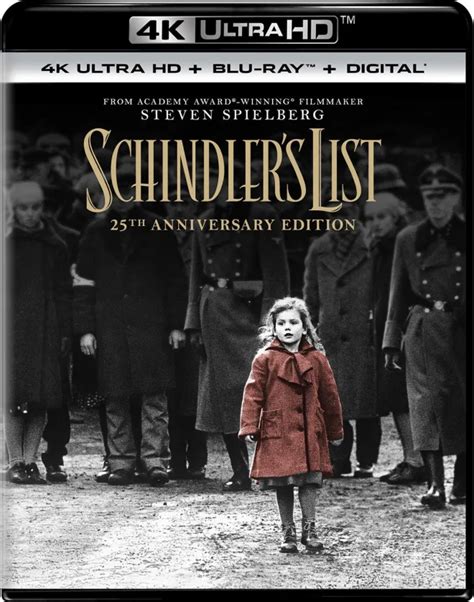 Schindler's List: 25th Anniversary Edition - 4K Ultra HD Blu-ray Ultra HD Review | High Def Digest