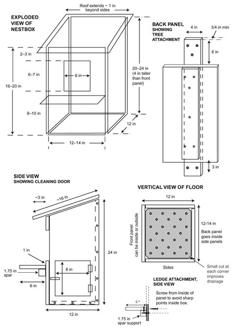 A Comprehensive Guide To Bird Nest Box Designs: Enhancing Habitat For Avian Diversity - Home ...