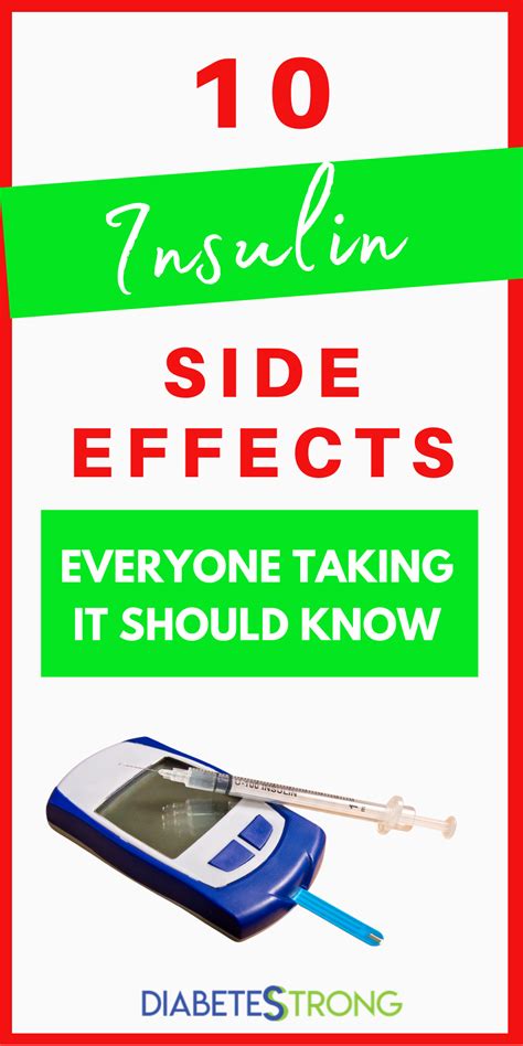 Insulin side effects what you need to know – Artofit