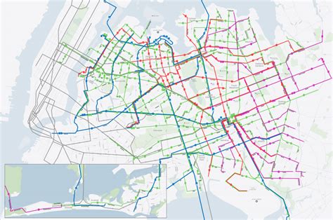 Queens Bus Routes Map