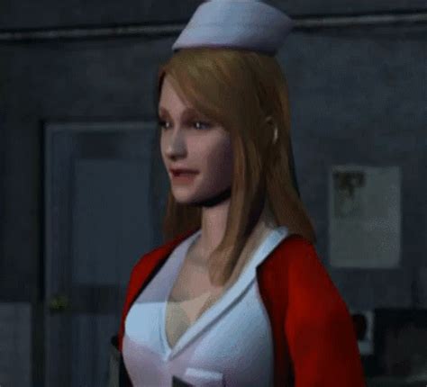 an animated image of a woman in a red and white sailor outfit, standing next to a door