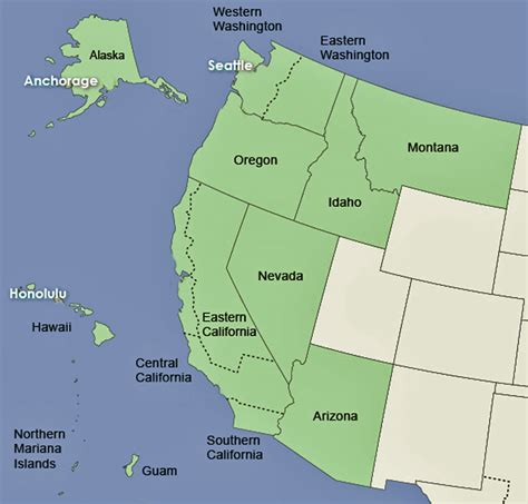 Ninth Circuit Court of Appeals map – Indivisible East Bay