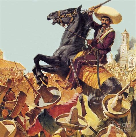 Zapata The Bandit Who Ruled Mexico Painting by James Edwin McConnell