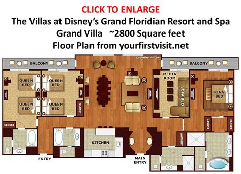 34+ disney aulani 2 bedroom villa floor plan Grand californian super ...