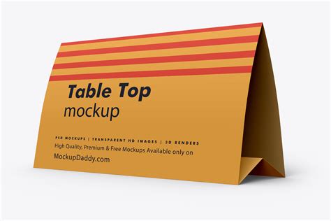 Universal Table Top Mockup - Mockup Daddy