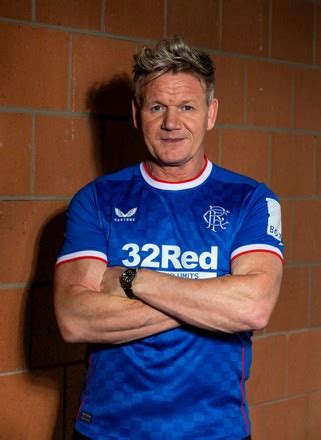 Celebrity Chef Gordon Ramsay Rangers Midfielder Editorial Stock Photo ...