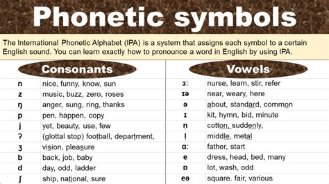 40 Phonetic Symbols with Examples In English - GrammarVocab