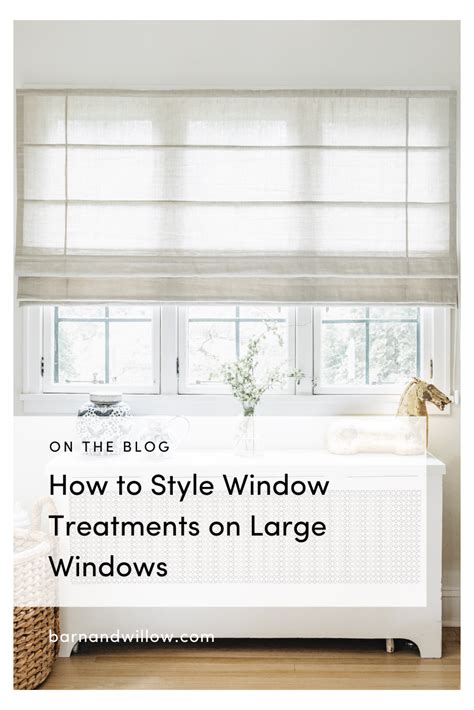 How to Style Window Treatments on Large Windows #large #window #treatments #large… | Window ...
