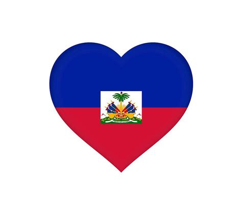 Flag of Haiti Heart Digital Art by Roy Pedersen