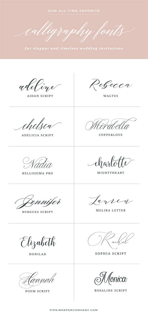 Best Fonts For Invitations On Word - Printable Templates