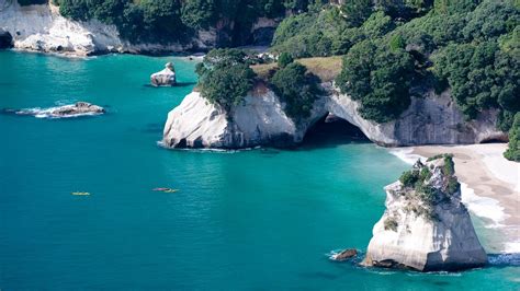 Cathedral Cove Beach, Hahei, New Zealand...one of the most visited sites on the Coromandel ...