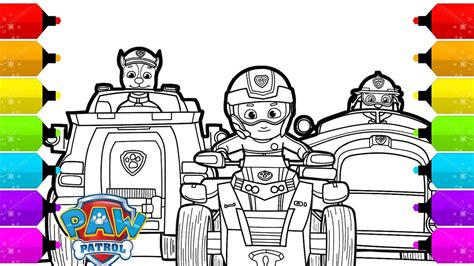 Chase Paw Patrol Vehicle Coloring Pages